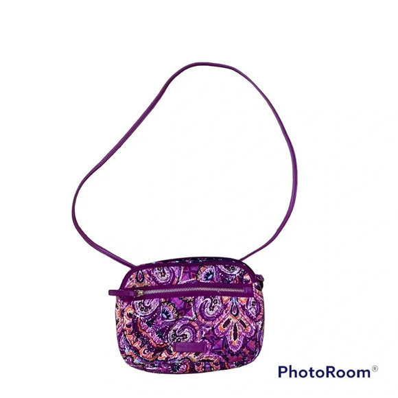 Vera Bradley Iconic RFID Little Crossbody Bag Dream Tapestry Print